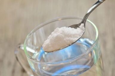 Un cucchiaino di soda