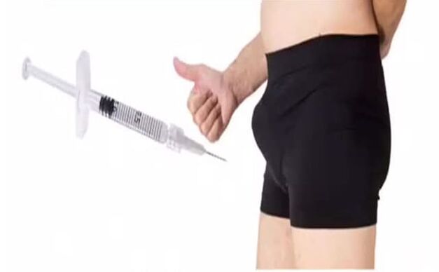 Iniezione nel pene